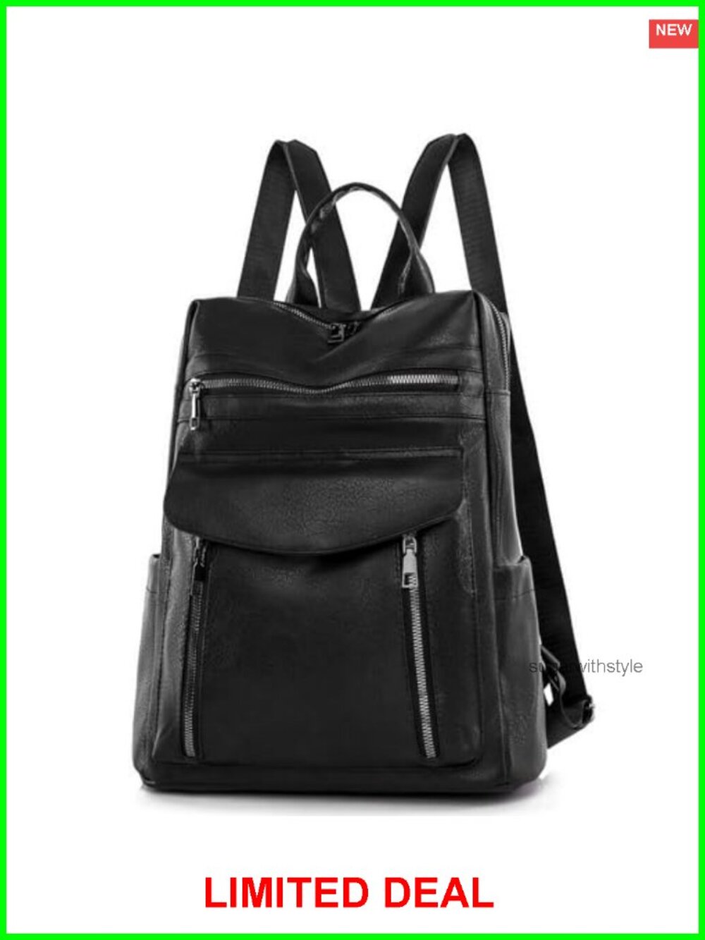 PU Leather Backpack Purse Convertible Satchel Anti-Theft Travel Shoulder Bag
